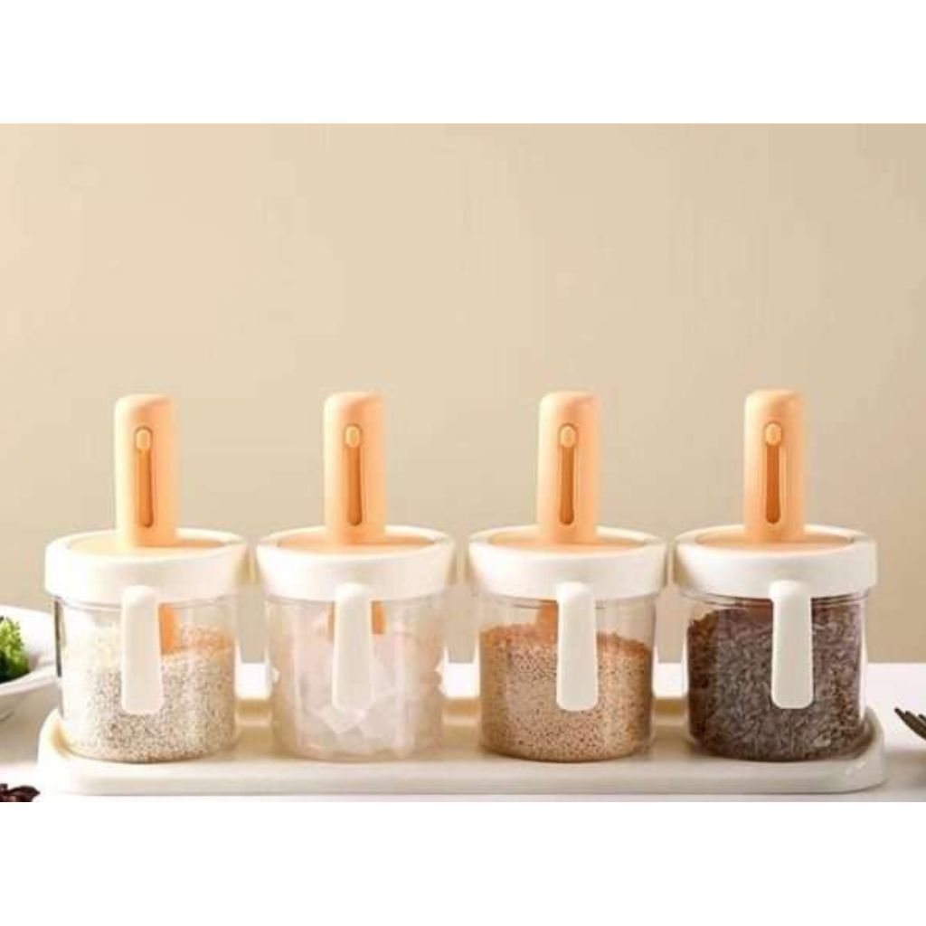 Spice Jar With Adjustable Spoon