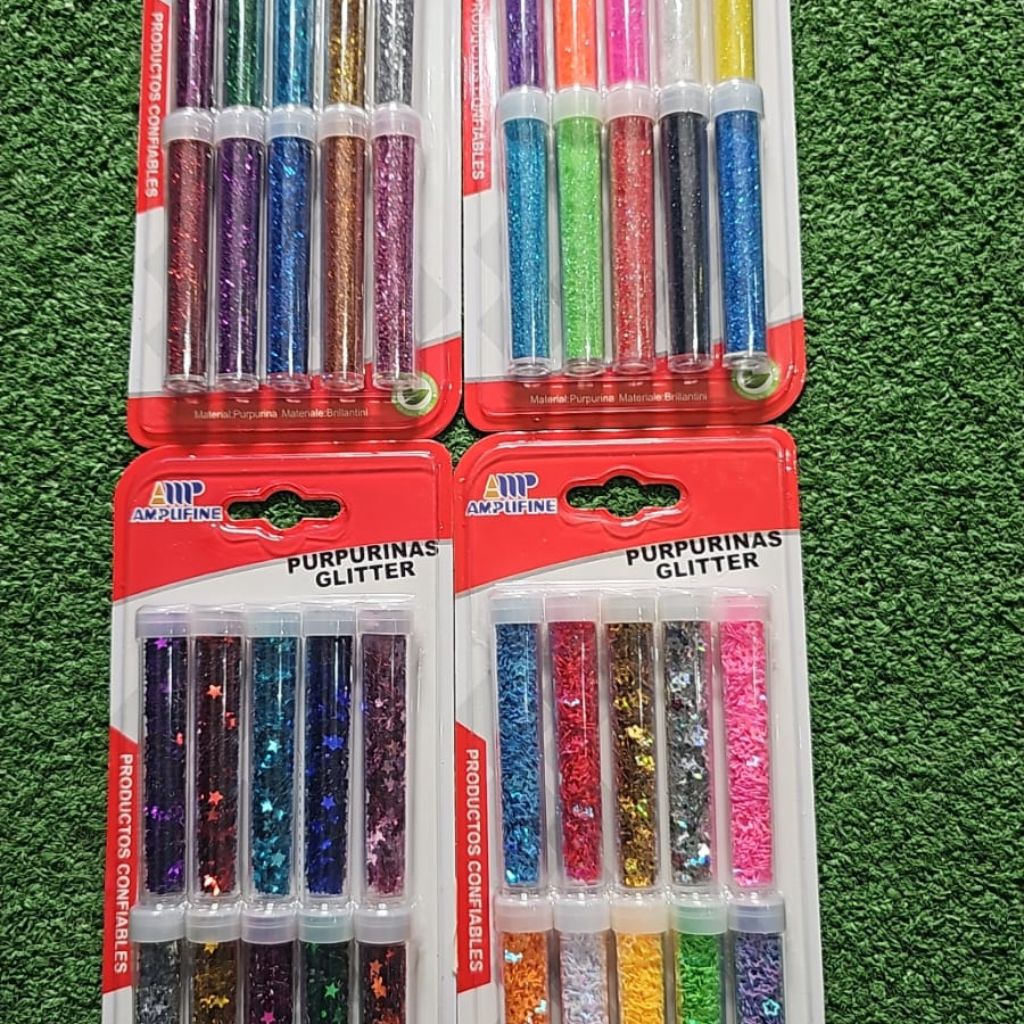 12pc Glitter Bottles