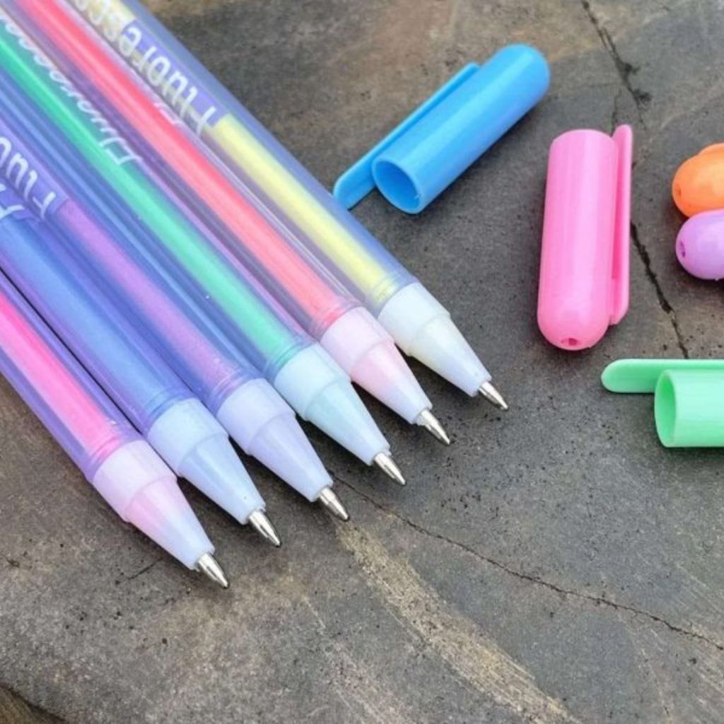 6pc Fluorescent Pen Set