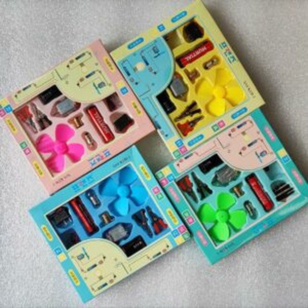 Kids scientific motor and fan kit