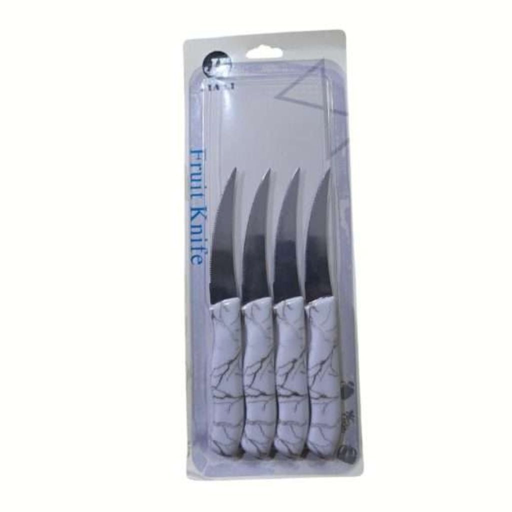 4pc Marble Fruit Knives