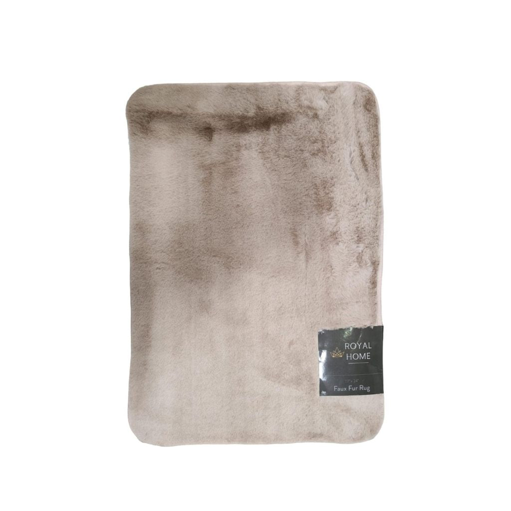 Faux fur rug