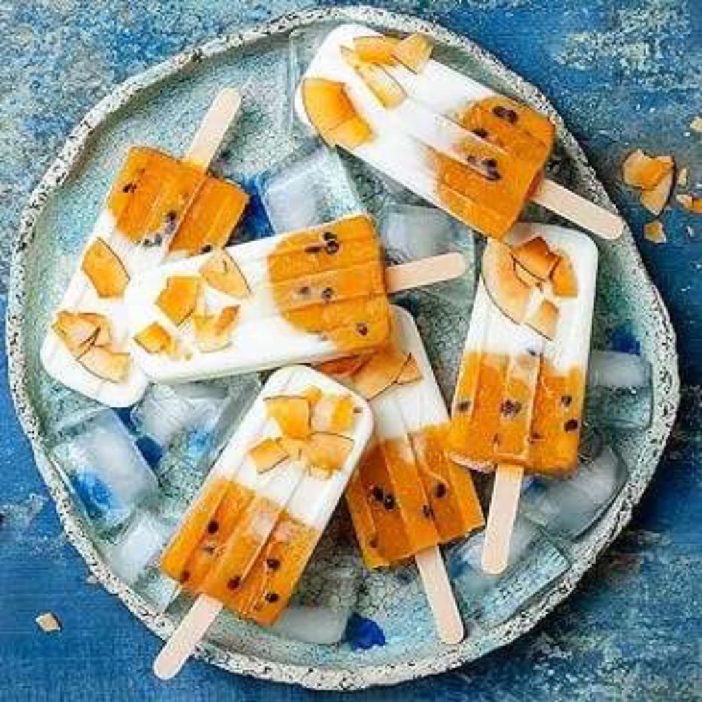 Silicone Ice Cream Mould 3 Slot Popsicle Shape