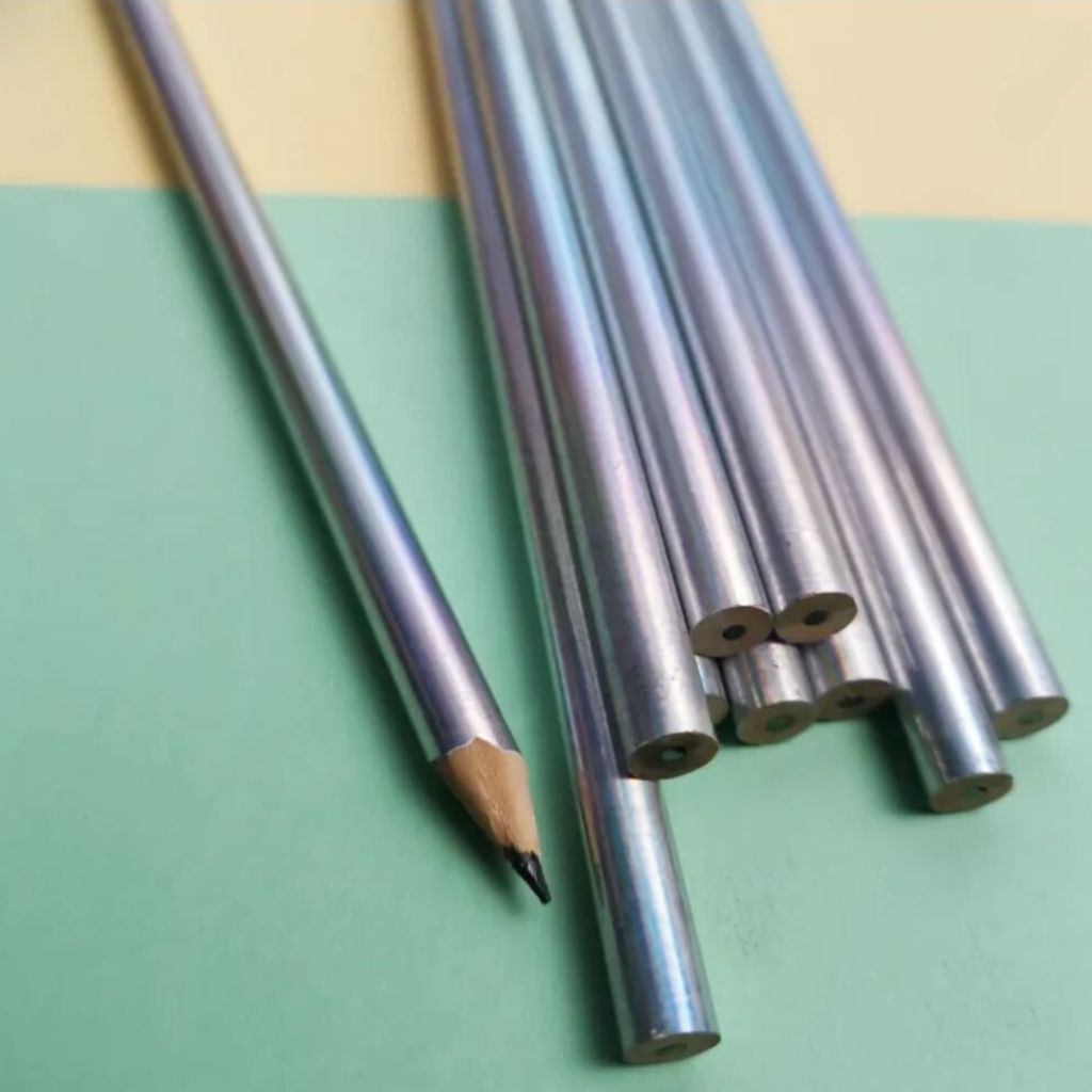 5pc Silver Pencils