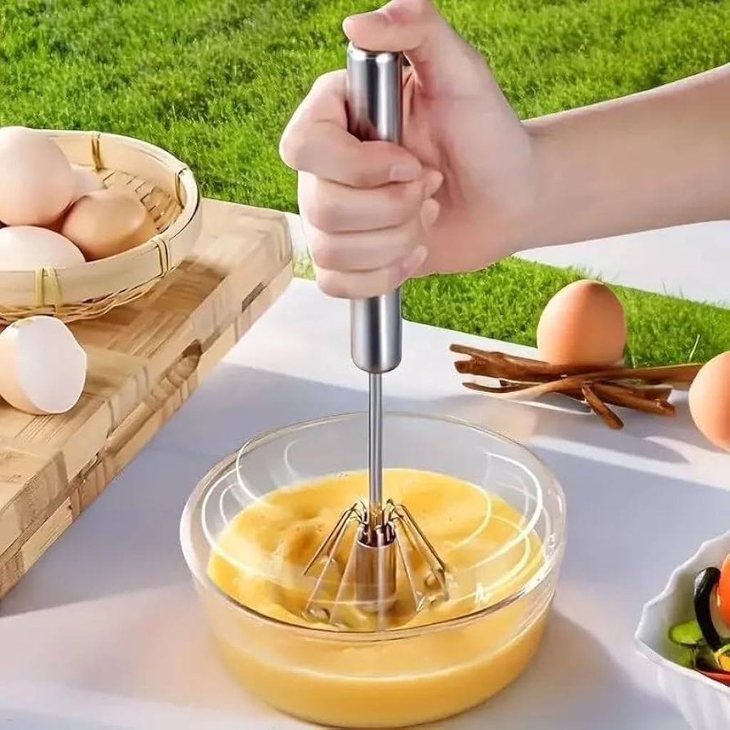 Stainless Steel Auto Rotating Whisk