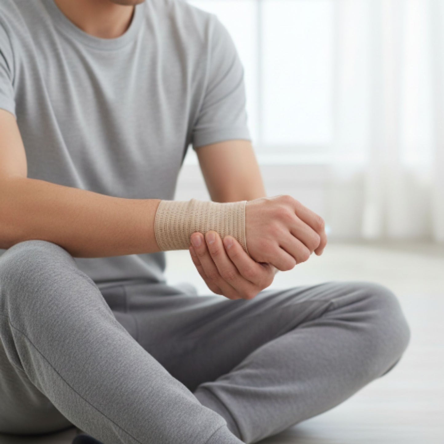 Elastic Bandage 2 Inch For Use On Foot & Wrists - Includes 1 Clip
