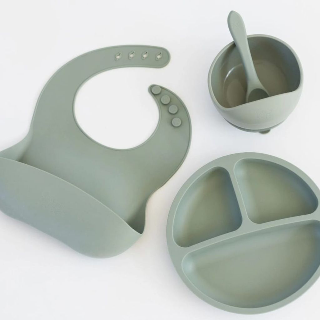 7pc Silicone Baby Feeding set