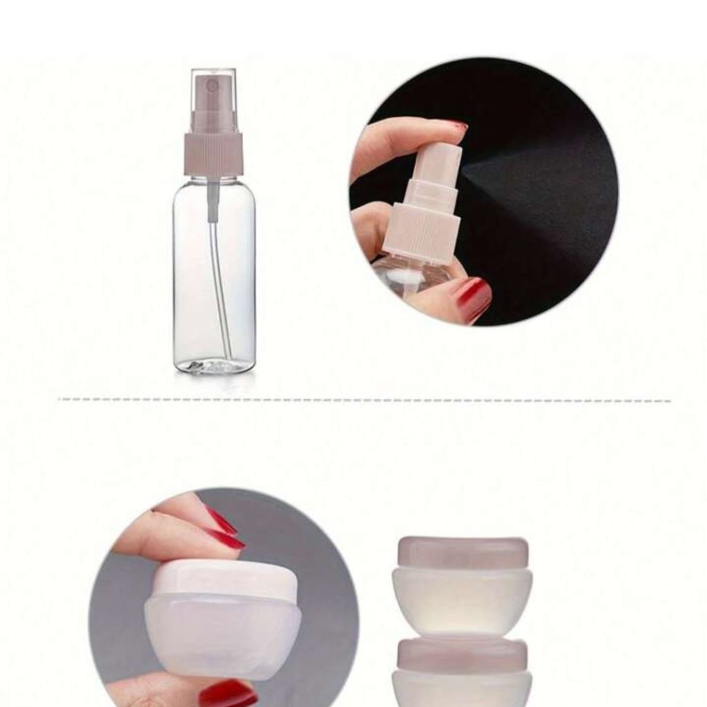 8pc Toiletry Travel Set