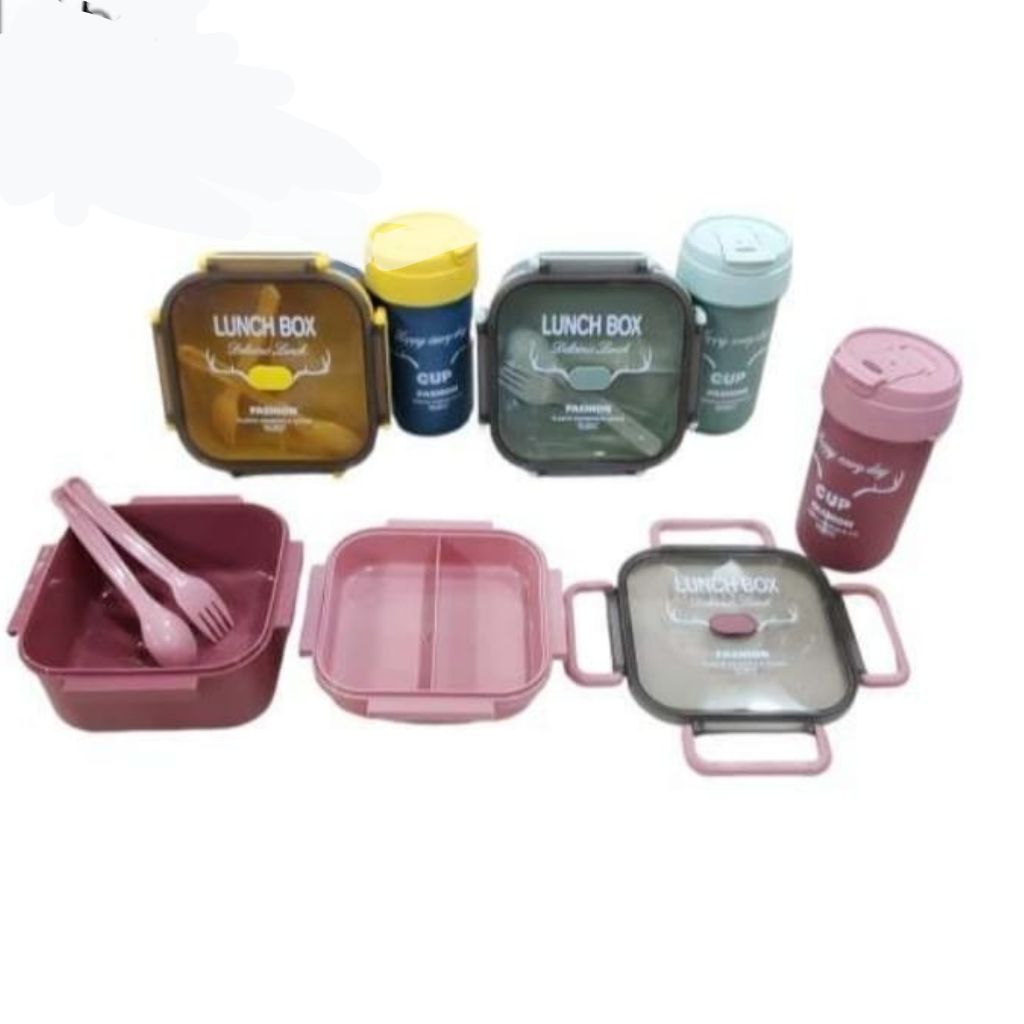 Bento Lunchbox and Bottle Set