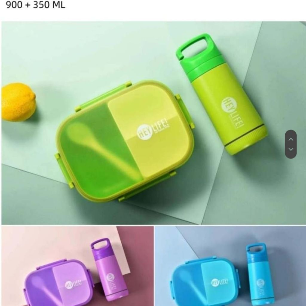 Bento Lunchbox and Bottle Set
