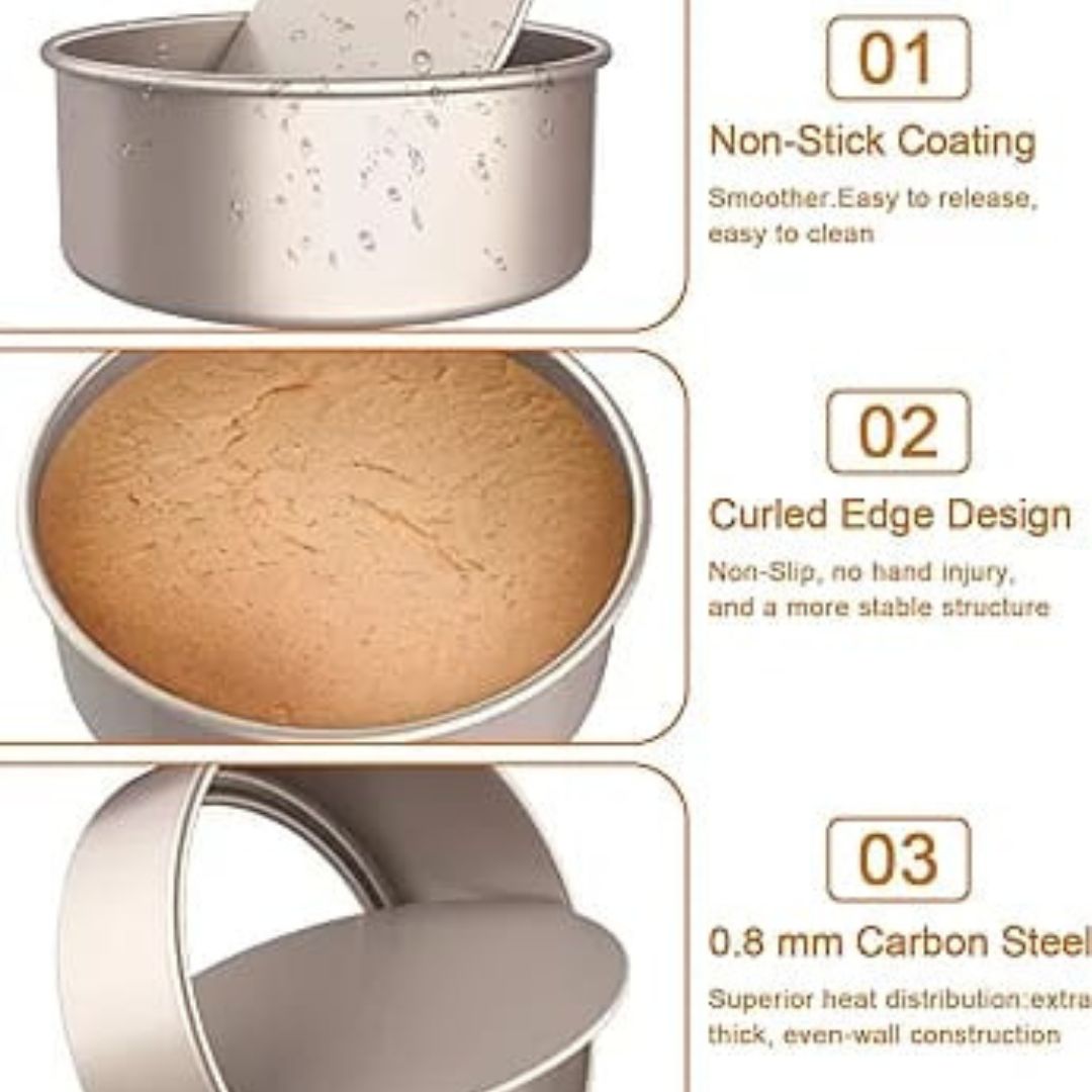 Lunch Box Sized Round Cake Pans - 18cm