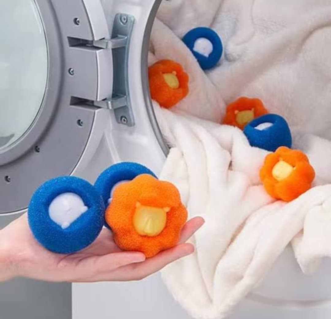 2pc Washing Machine Cleaning a Ball