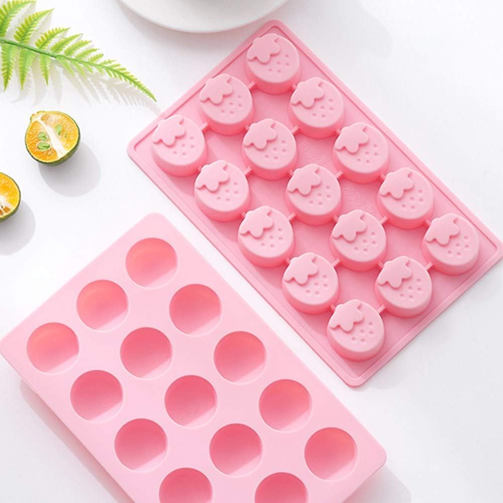 10 Slot Strawberry Silicone Ice Tray