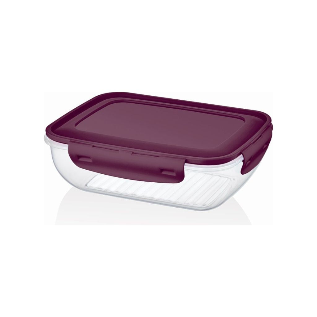 Bager Cook and Lock Rectangle Coloured Lid Storage