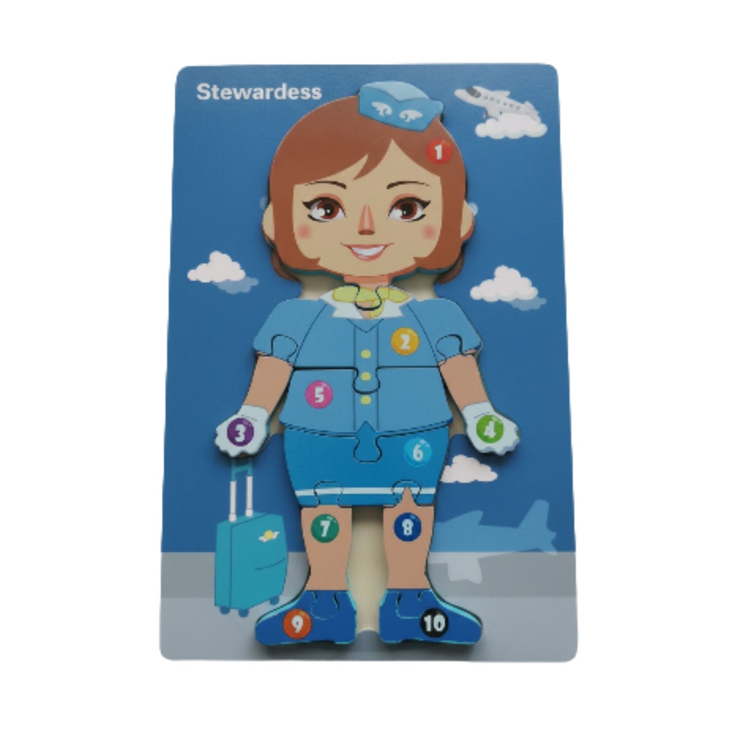 Career Puzzle - Stewardess