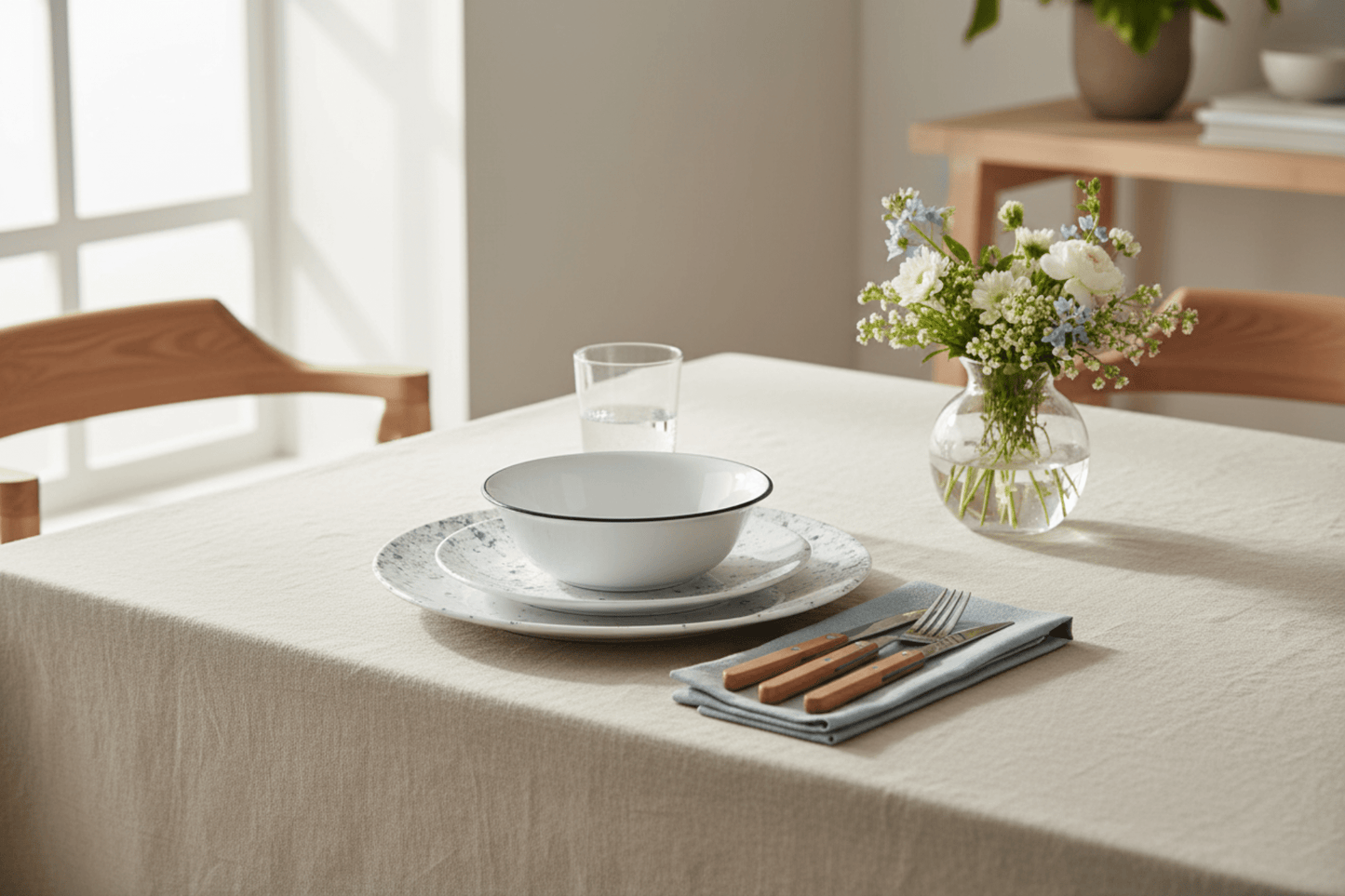 Corelle 18pc Indigo Speckle Dinner Set