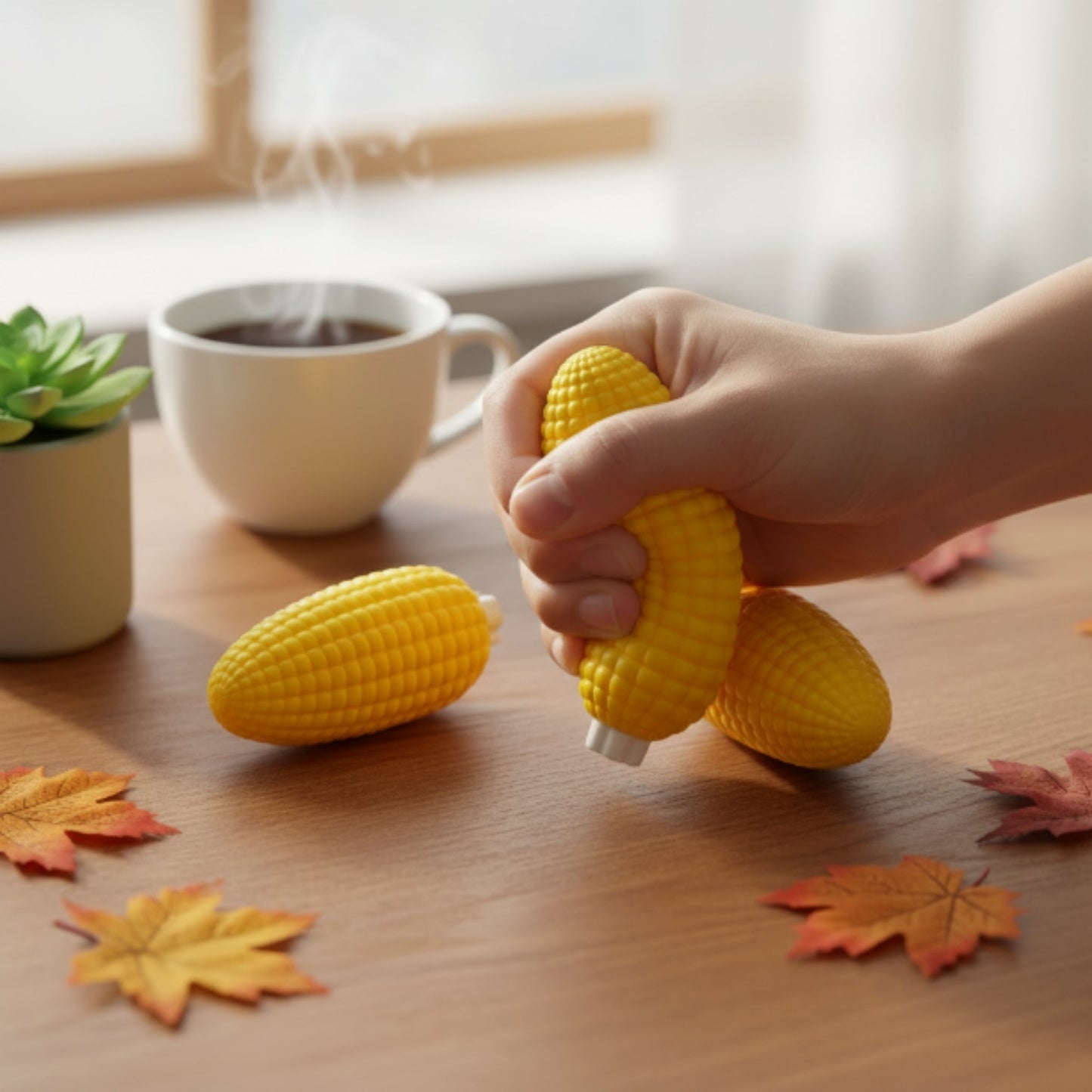 Corn Squishy Fidget Toy - Stress Relief Sensory Toy