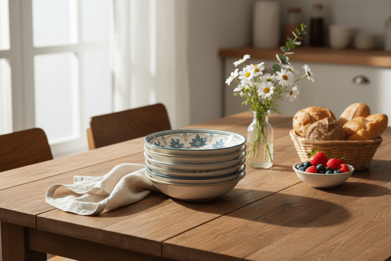 Danny Home 6pc Porcelain Bowls 3.87 Inch