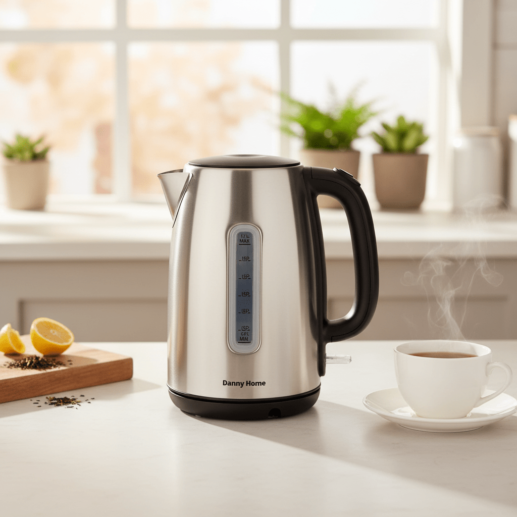 Danny Home Stainless Steel Electric Kettle 1.7L