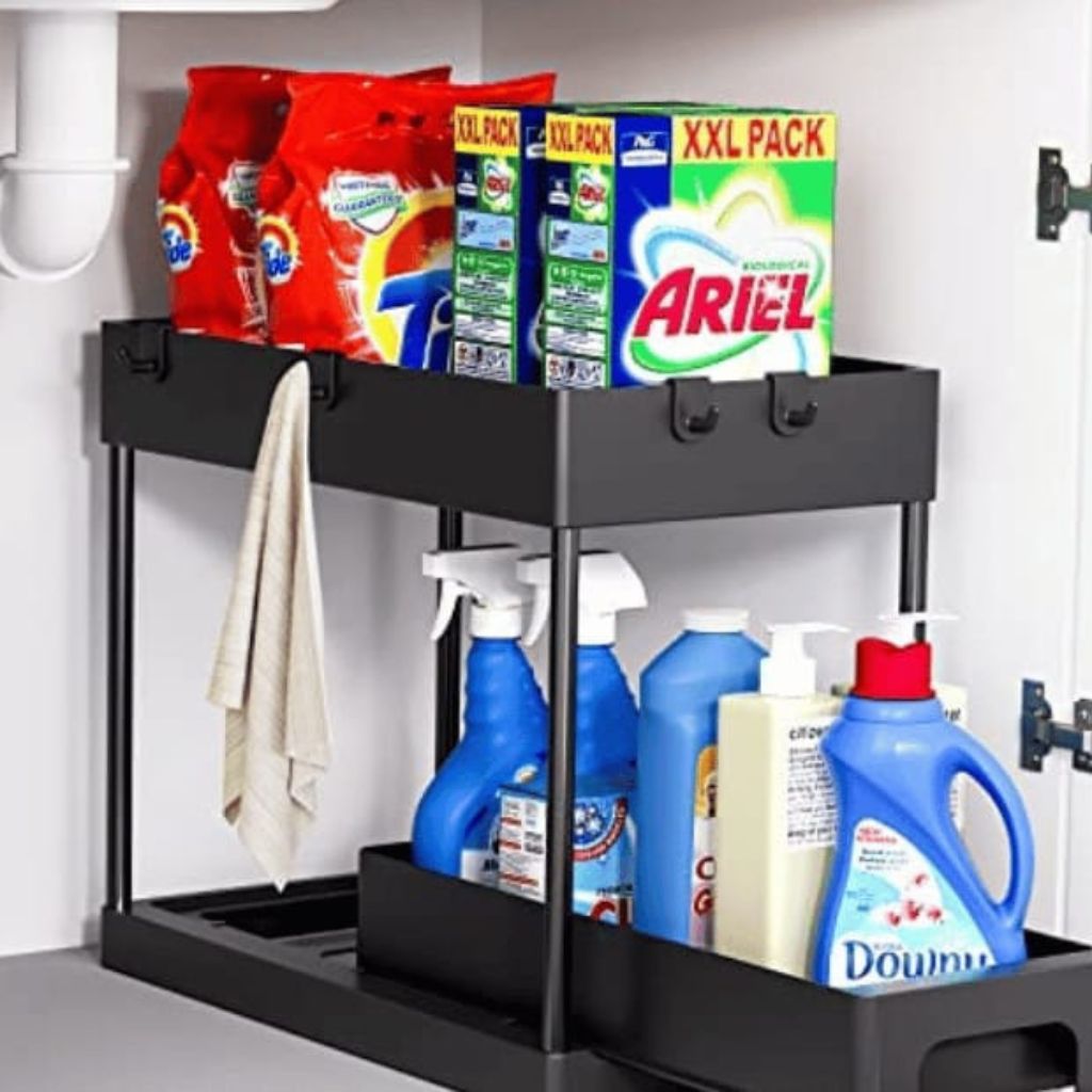 2 Tier Sliding Storage