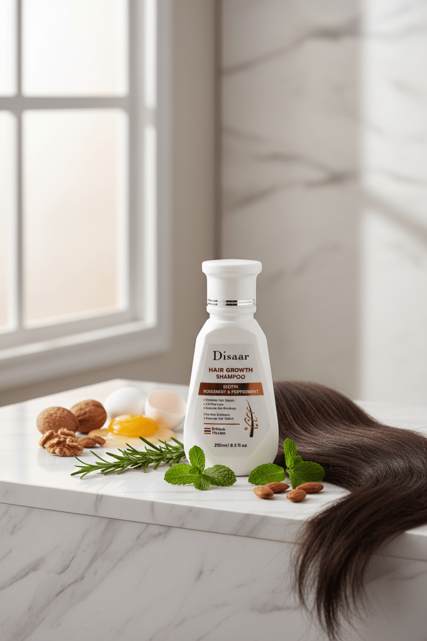 Disaar Hair Growth Shampoo - Biotin, Rosemary & Peppermint - 250ml