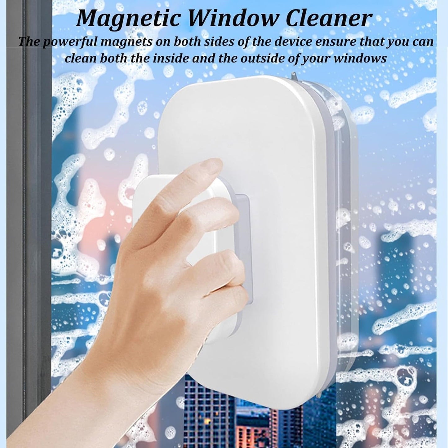 Double Sided Window Cleaner With Detergent Slot
