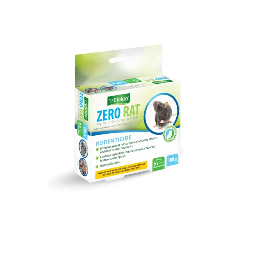 Efekto Zero Rat 100g – Effective Rodent Control Solution