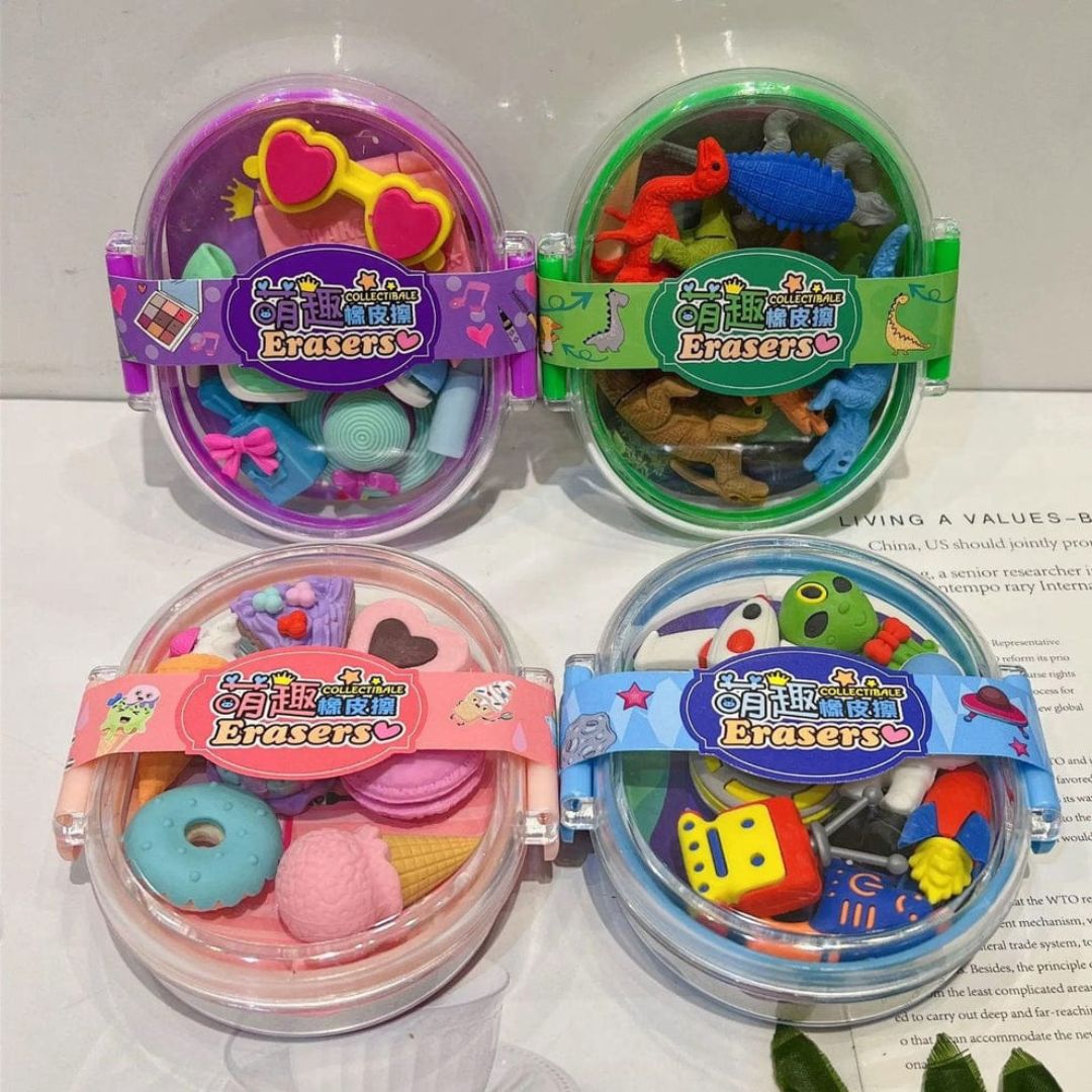 Eraser In Large Acrylic Box