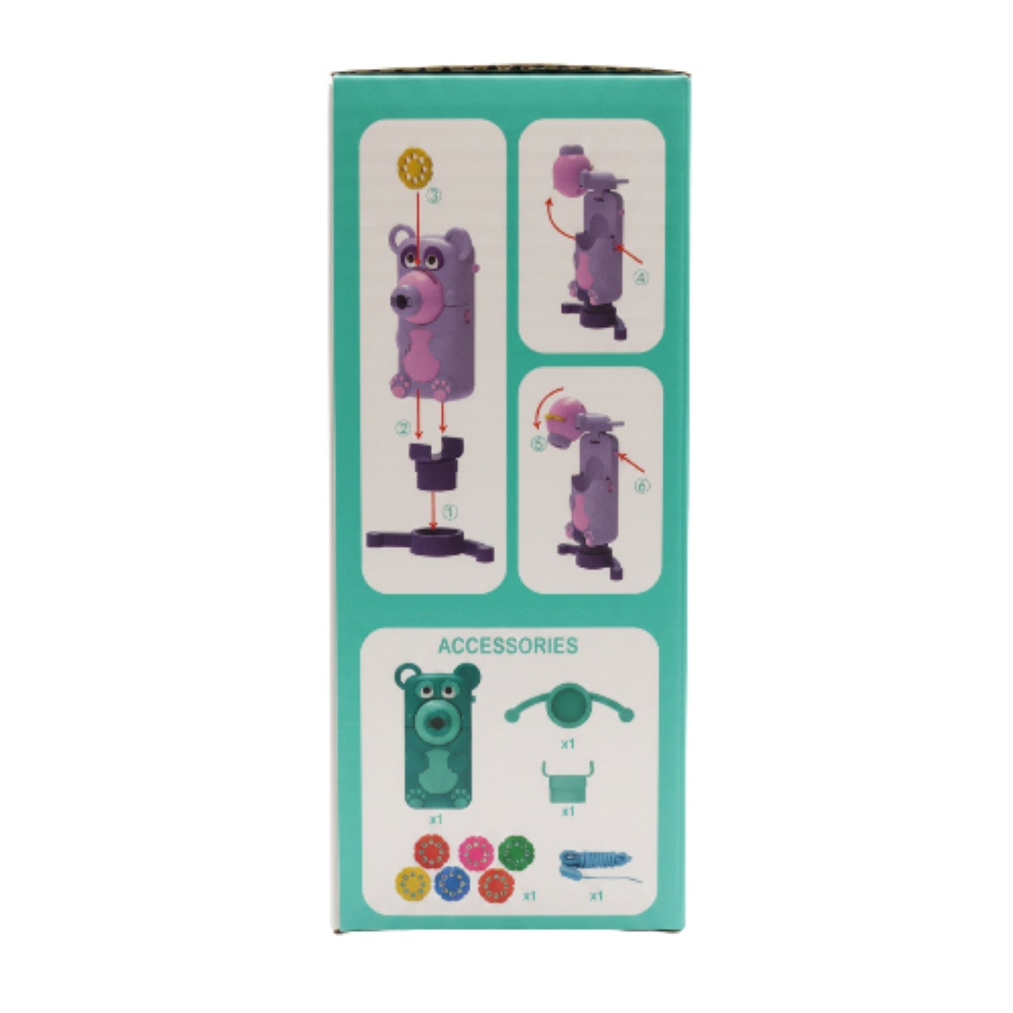 Green Kids Projector Camera Toy – Educational LED Learning Projector
