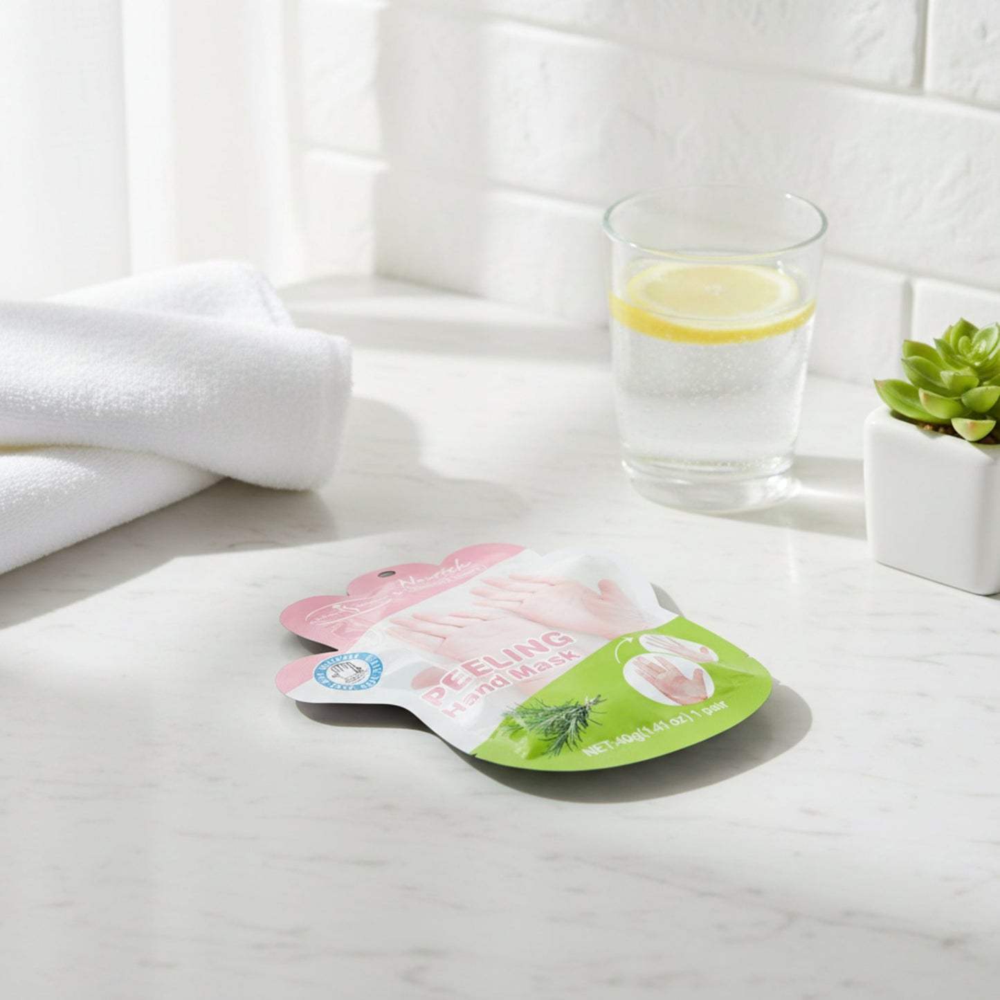 Hand Peeling Mask - Rosemary & Vitamin E
