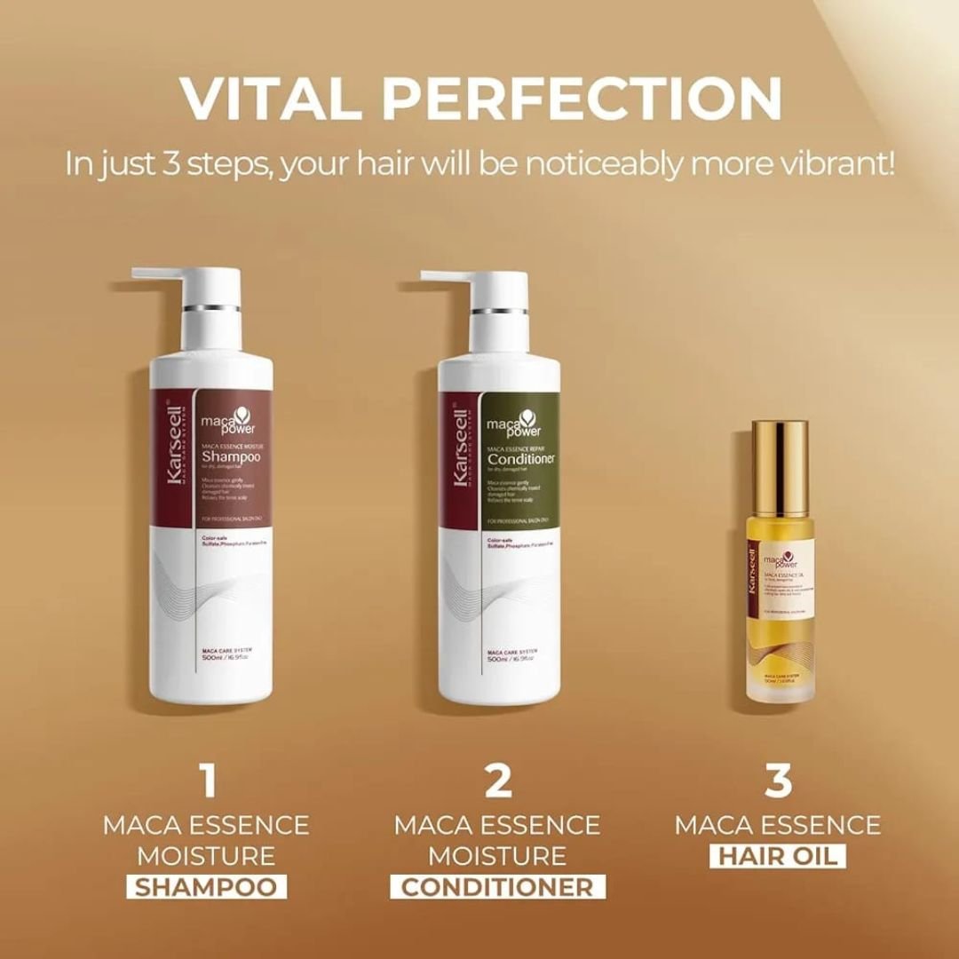 Karseel Gift Set 2 Shampoo,Conditioner,Oil