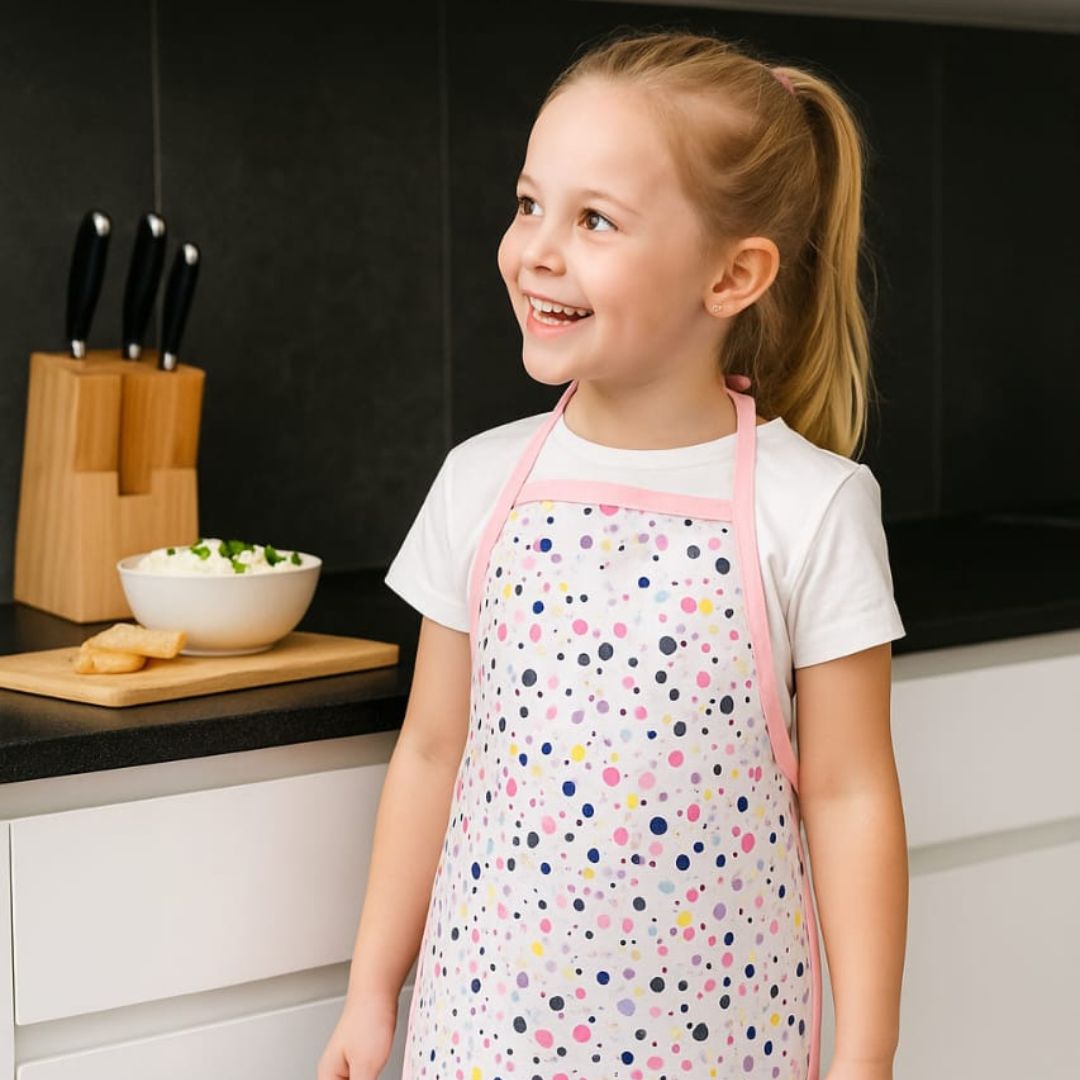 Kids Pink Baking Apron