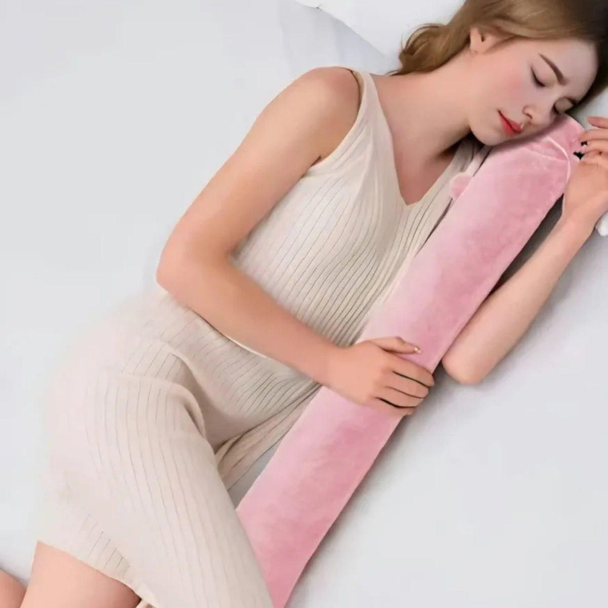 Long Hot Water Bottle – Extra Long Heat Therapy Bottle with Soft Cover