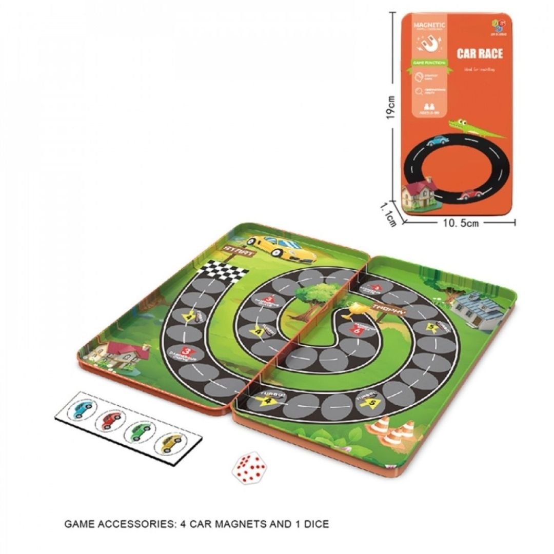 Magnetic Car Race Game - Red