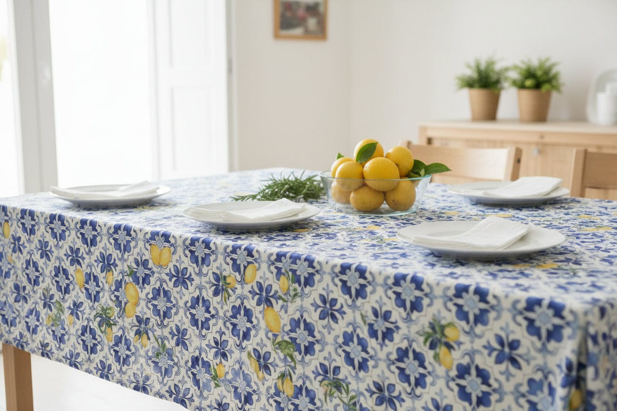 Mini Matt Table Cloth 2.5M Lemon Moroccan
