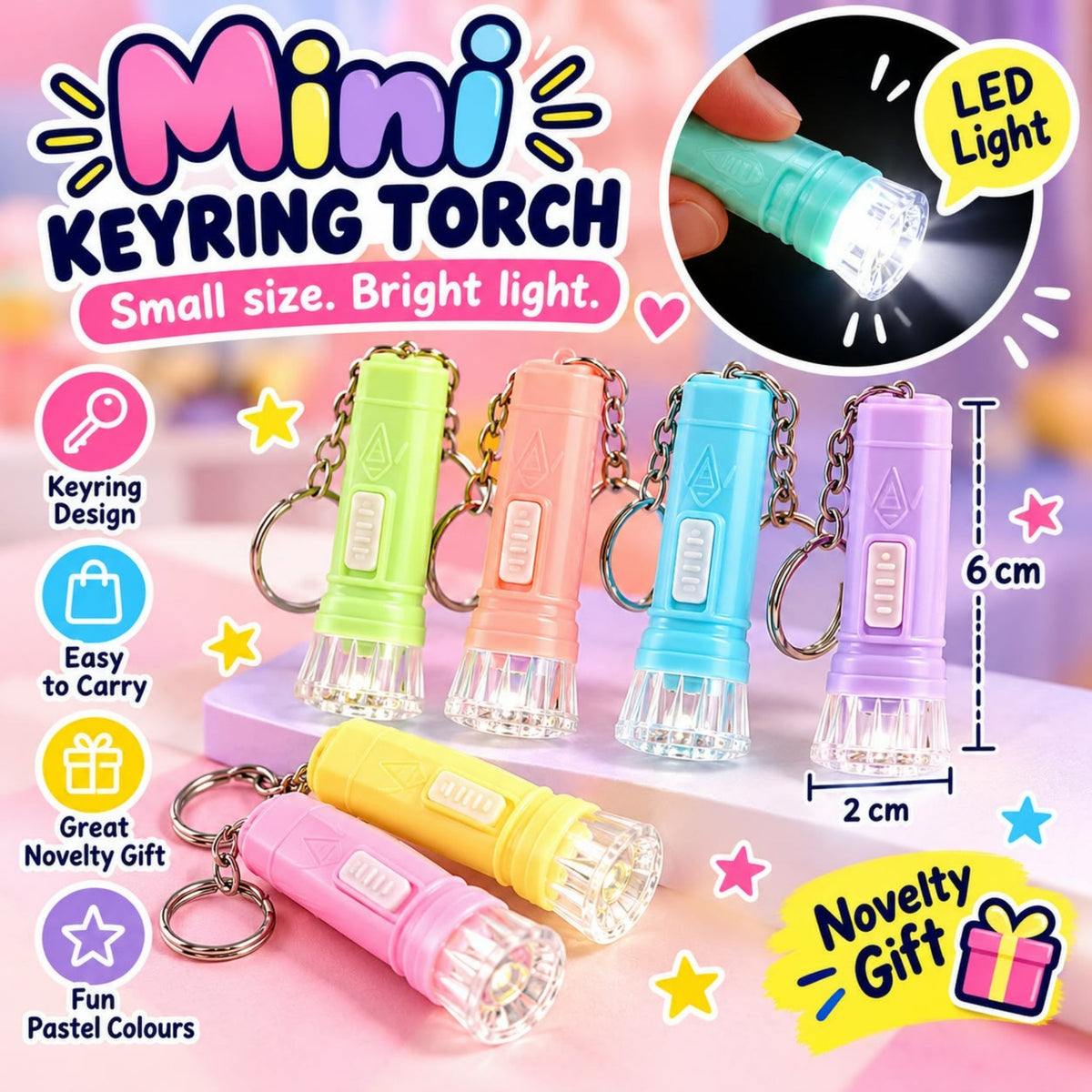 Mini Torch Keyring – Portable Light Keychain