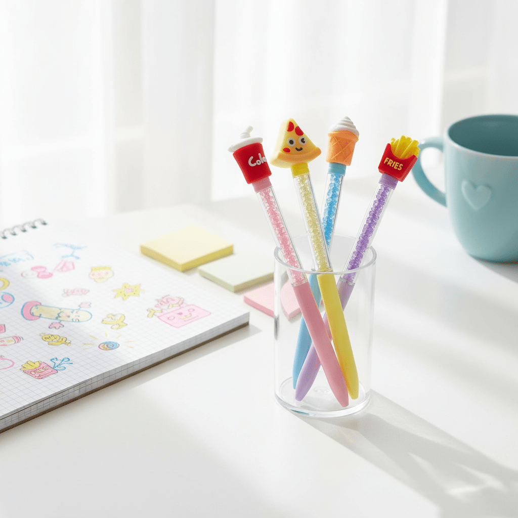 Novelty Fast Food Crystal Pens