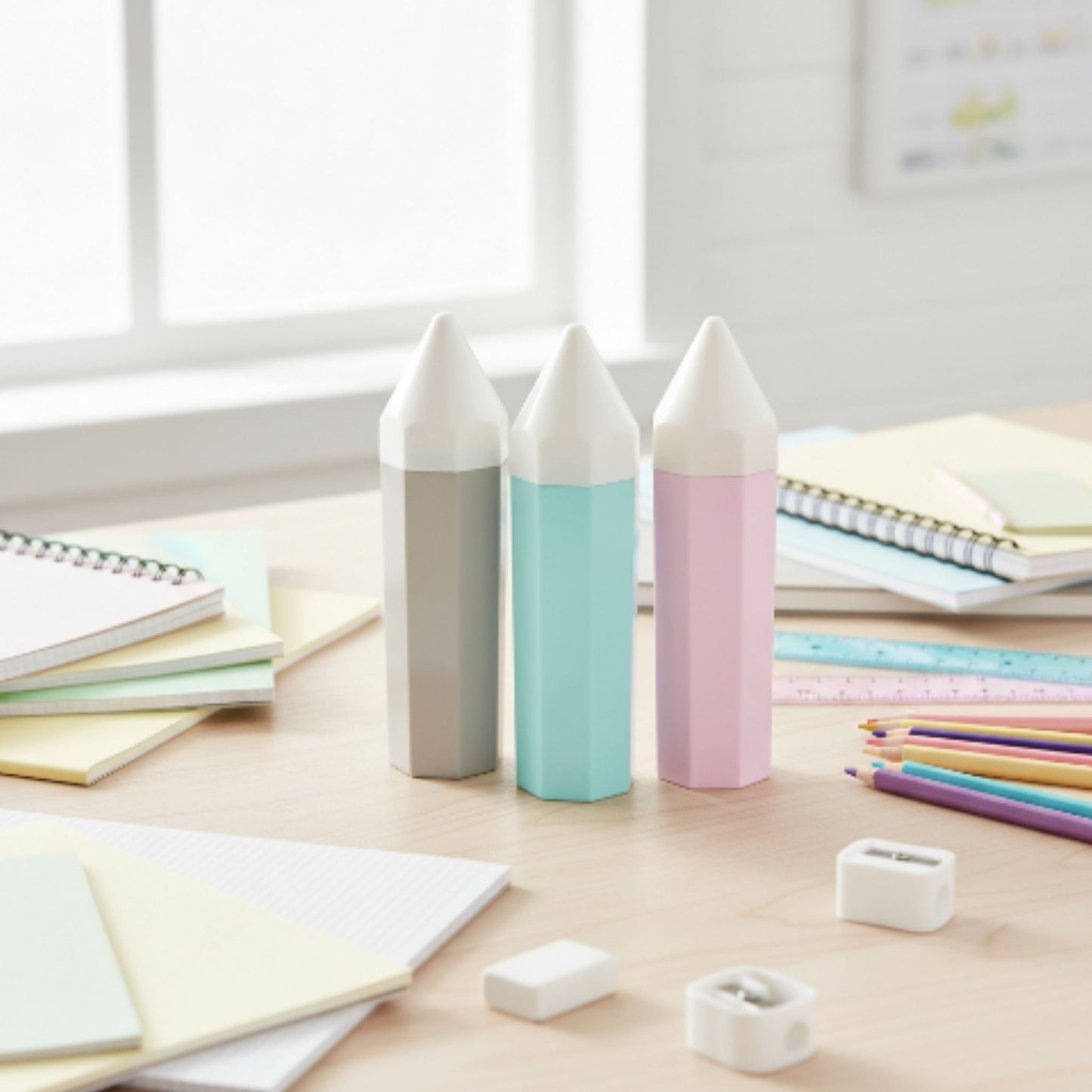 Plastic Pencil Shaped Cases