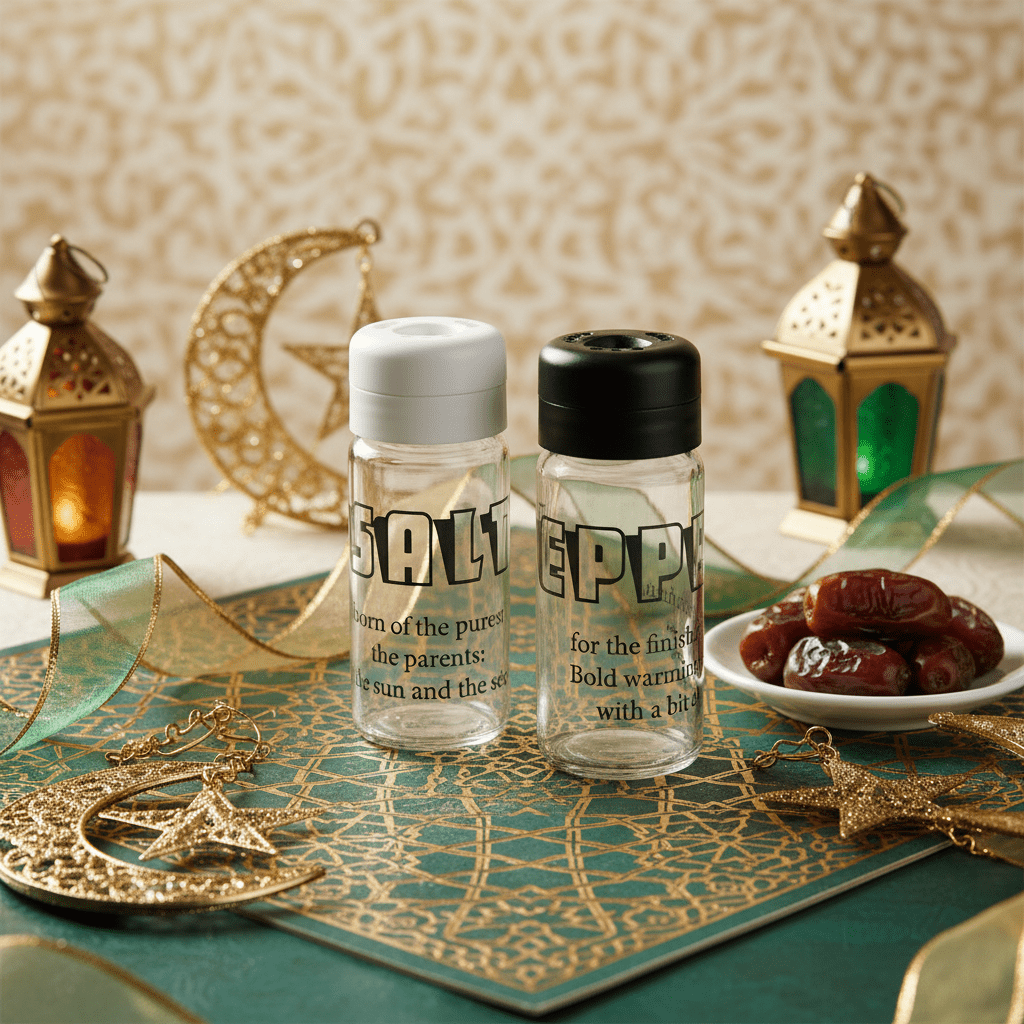 Qlux 2pc Salt and Pepper Shaker