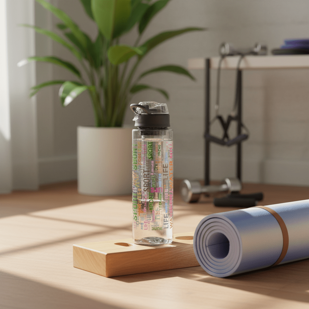 Qlux Printed Water Bottle
