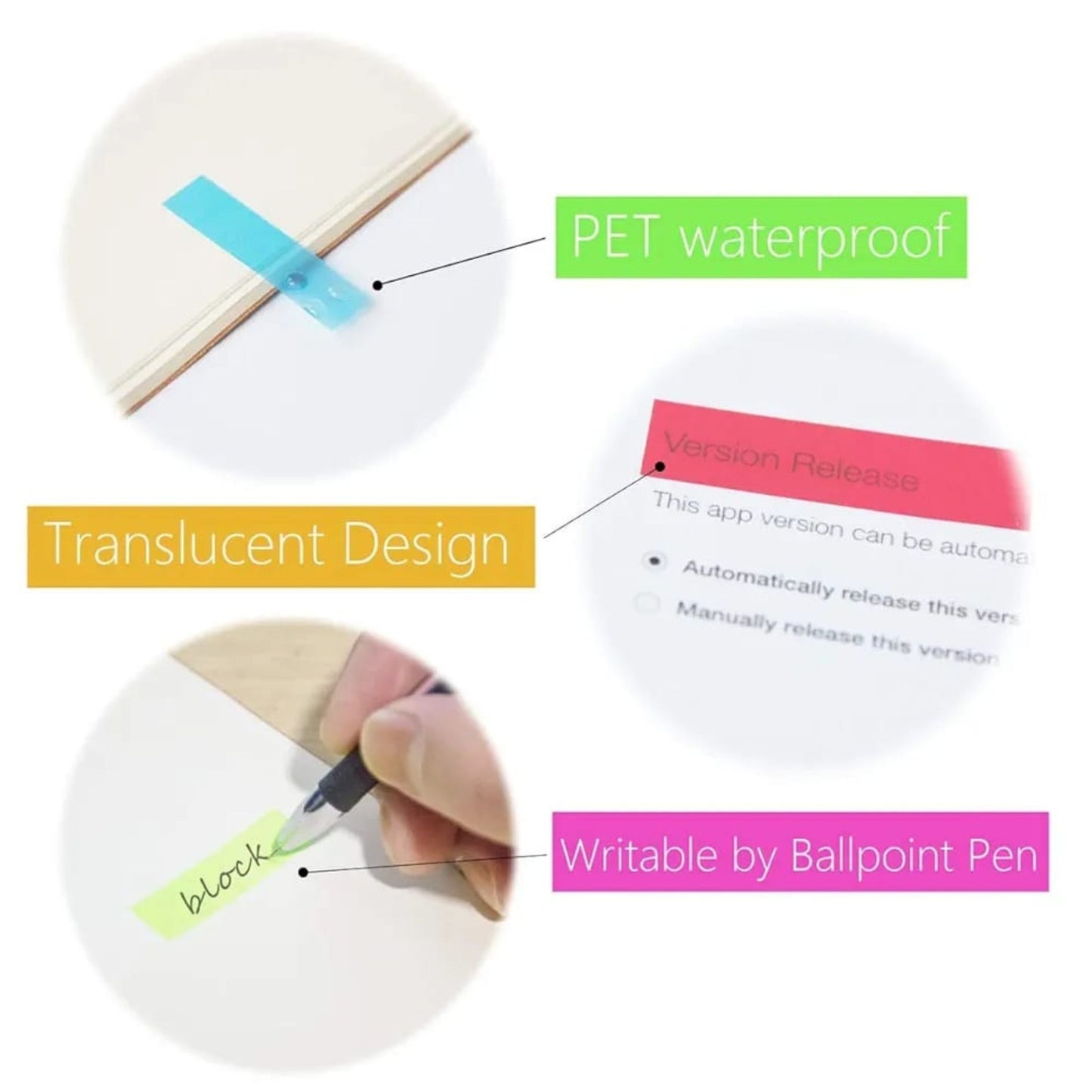 Index Sticky Note Tabs 200pc