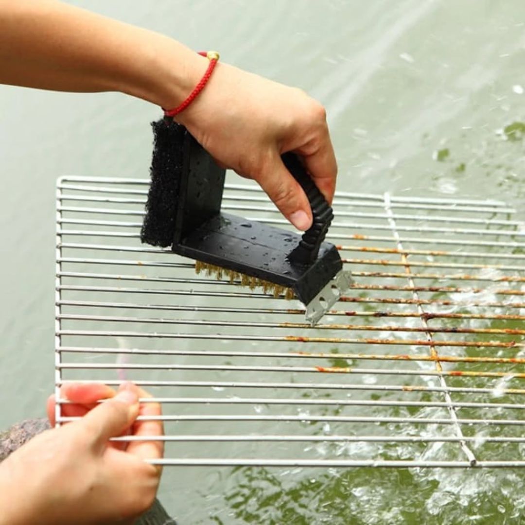3 In 1 BBQ Grill Cleaning Brush