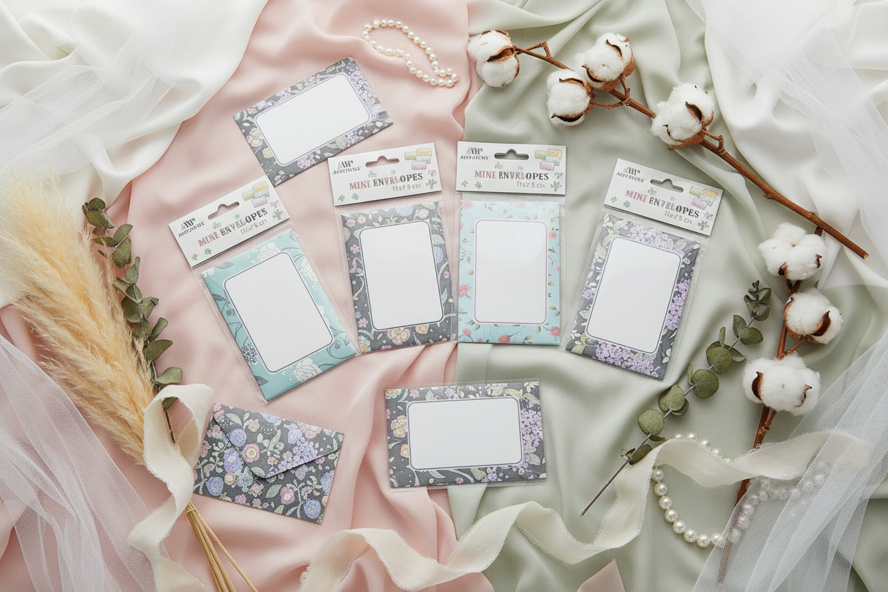 Mini Envelopes with Frame 11x7.5cm - 10 Pack