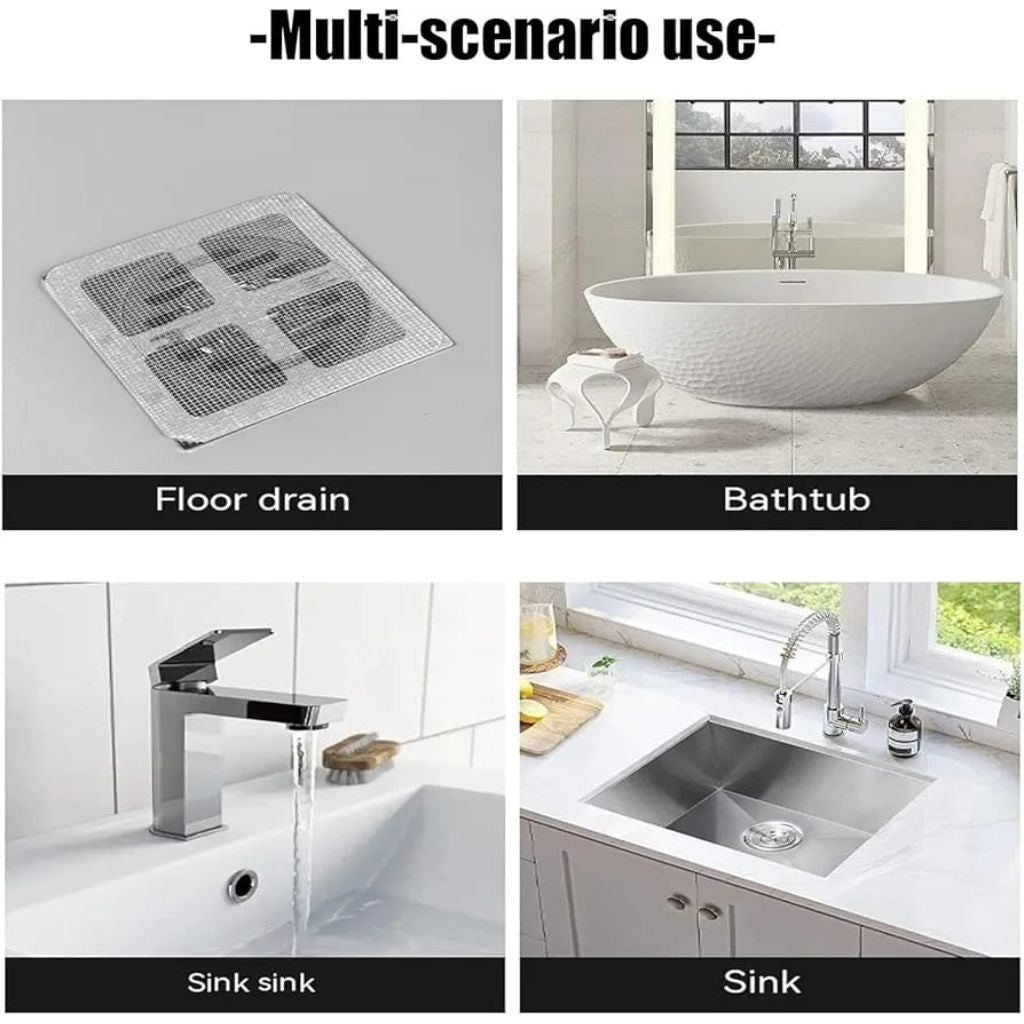10pc Disposable Drain Hair Catcher
