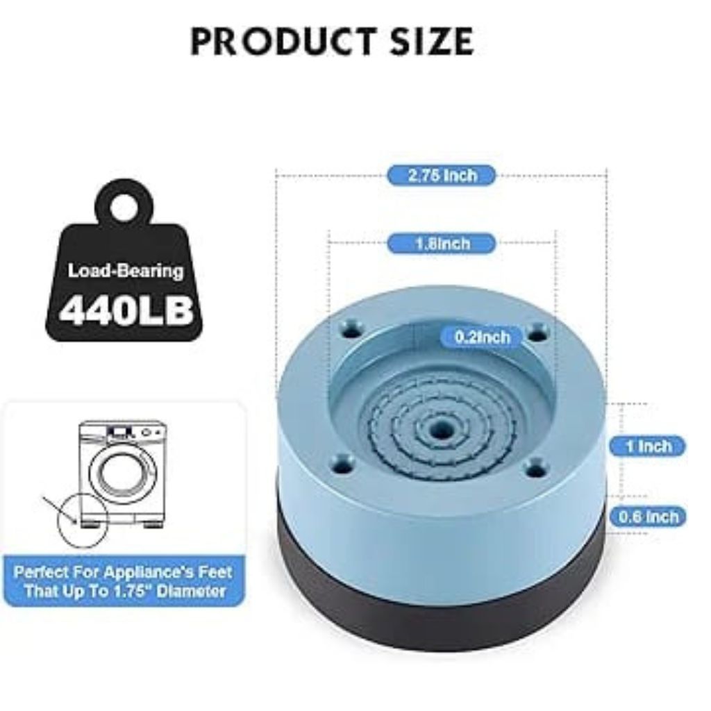 4pc Washing Machine Anti Vibration Pads
