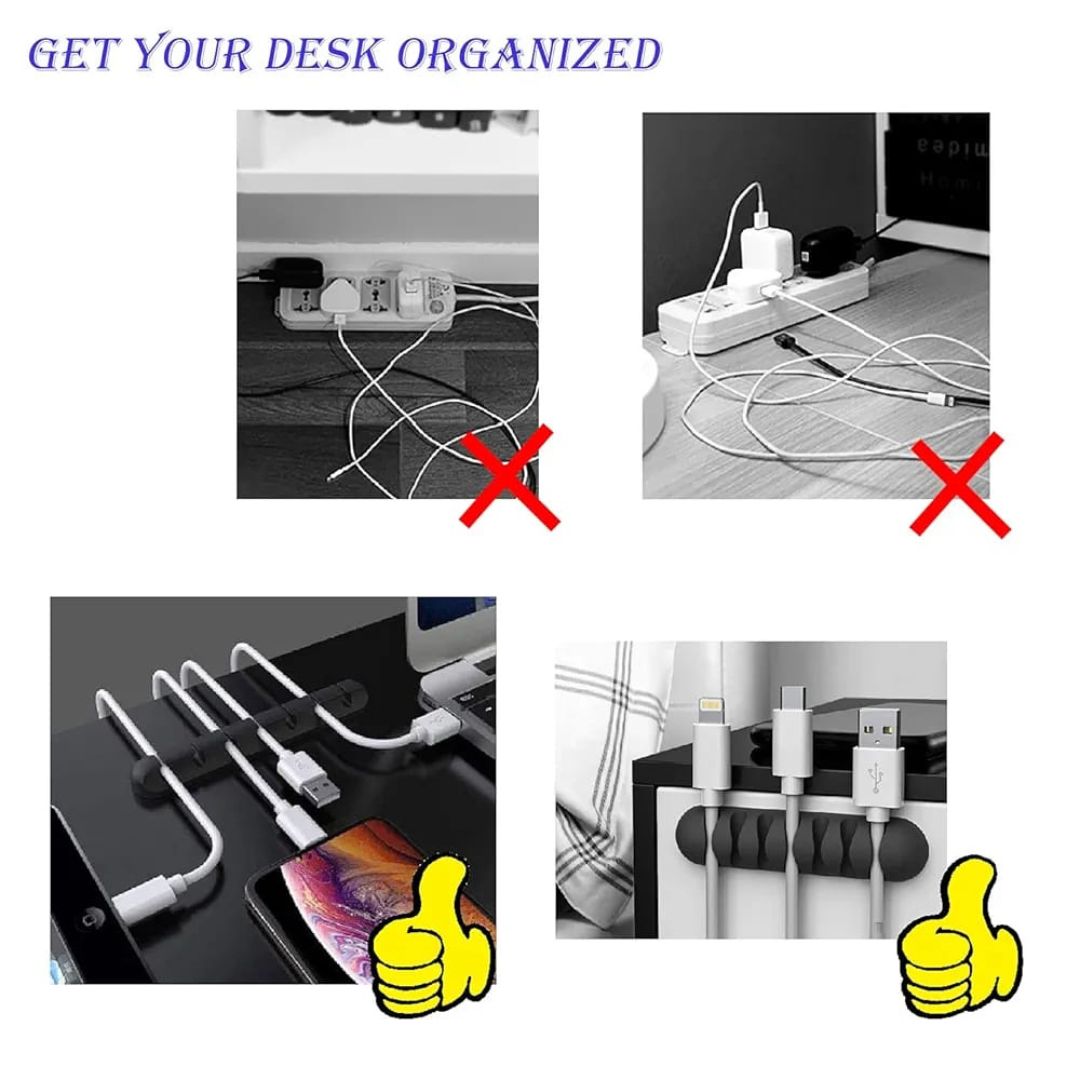 4 Slot Cable Organizer 2pc