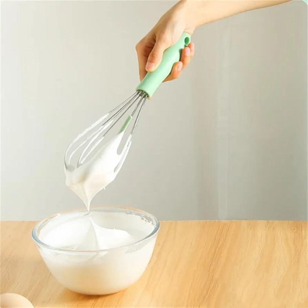 Stainless Steel Whisk With Scraper