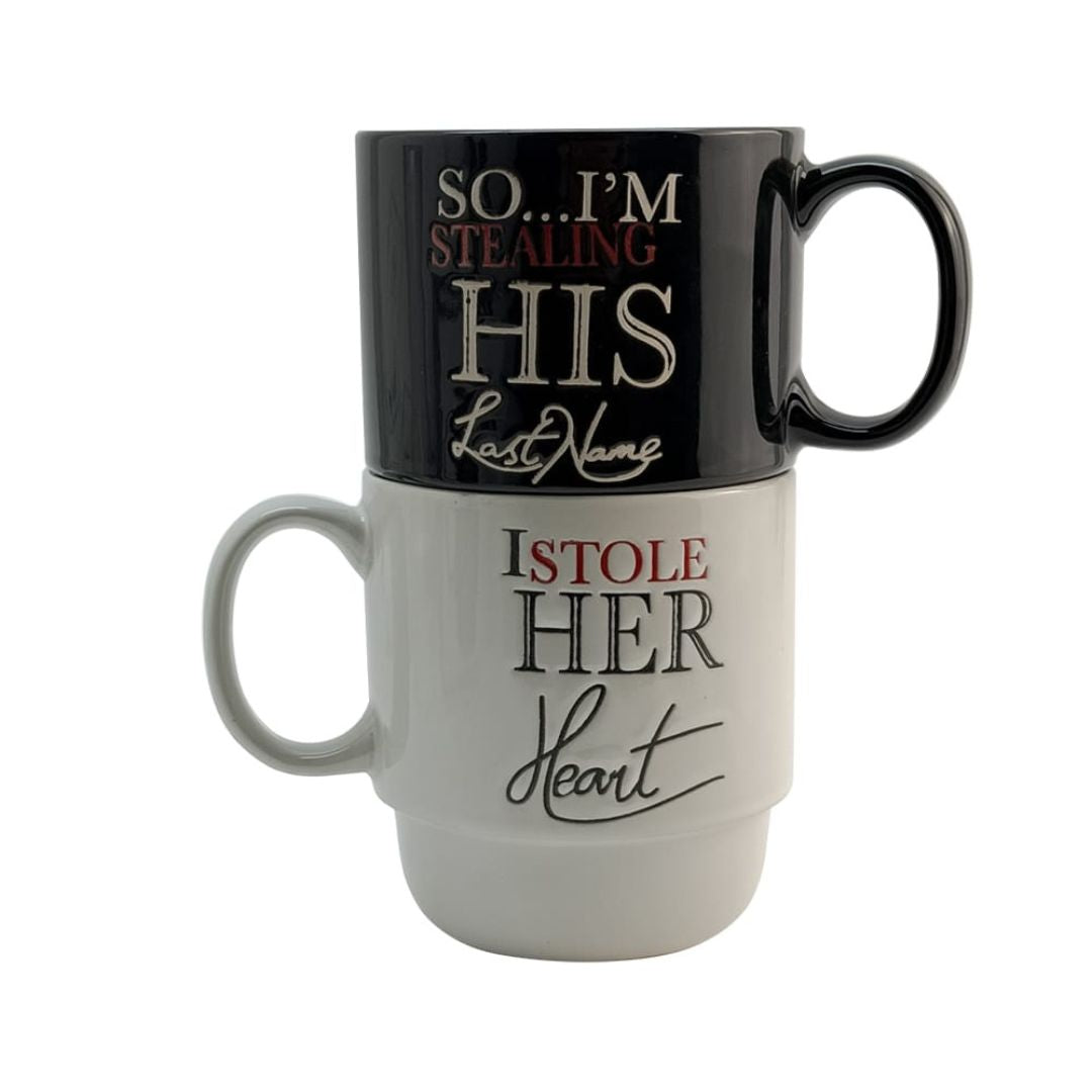 Danny Home 2pc Couple Mugs 500ml