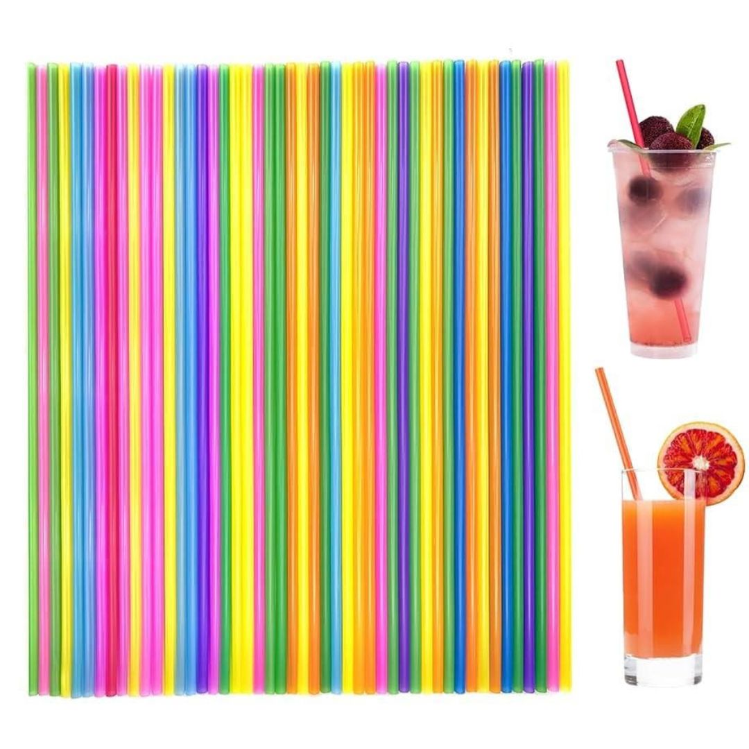 100pc Disposable Straws