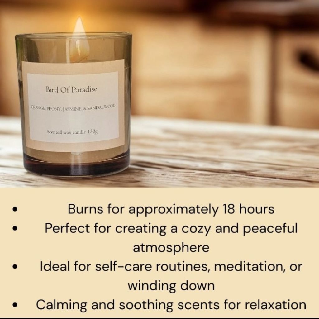 Scented Candles in Glass Jar 130g